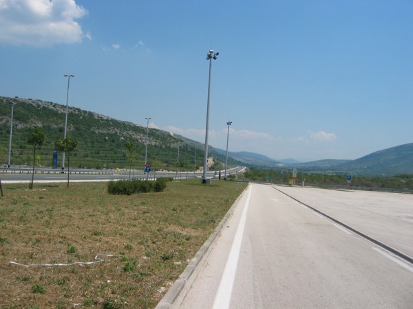 Leere Autobahnen in Kroatien